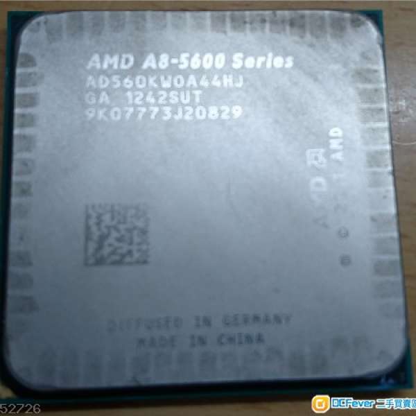 AMD A8-5600K CPU FM2 3600 - 3900MHz