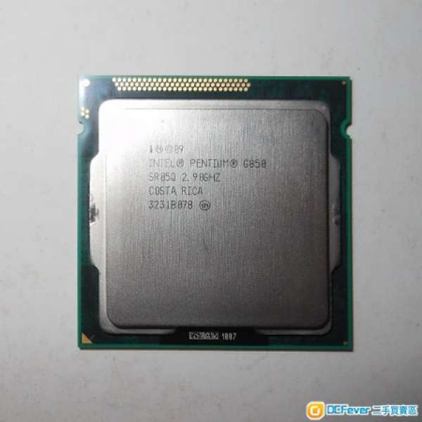 Intel Pentium G850 2.9GHz 3M Cache LGA1155 雙核CPU!