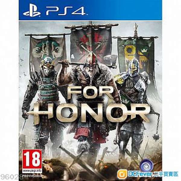 For Honor 榮耀戰魂 PS4 限定版 有Code 中英文版