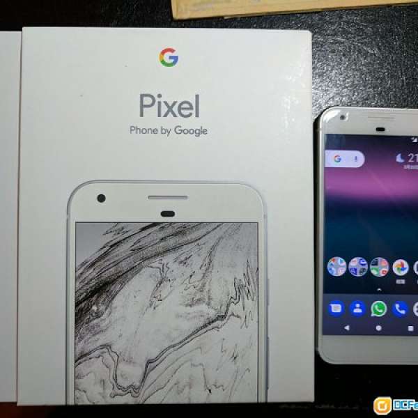 95%新Google Pixel 128gb 白銀色(英國版 國際版)