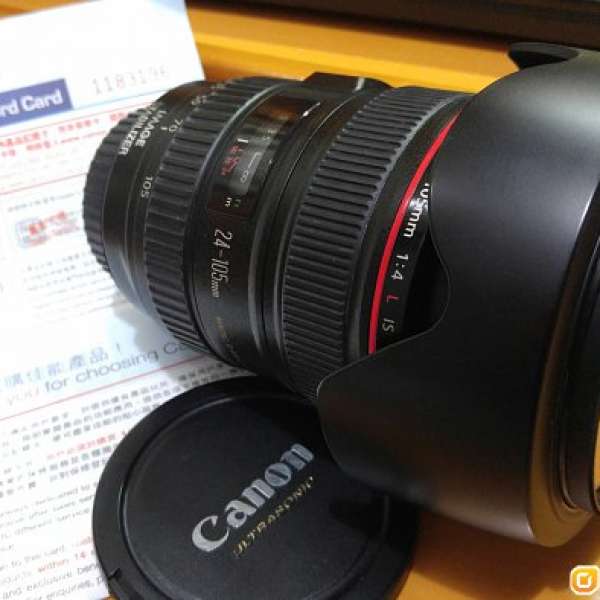Canon FF 24-105mm f4.0L IS 轉會放鏡