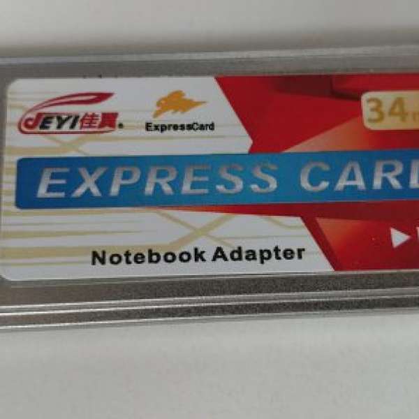 JEYI ExpressCard 34mm 轉 USB3,0 不露頭