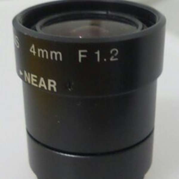 CCTV lens 4mm 1.2