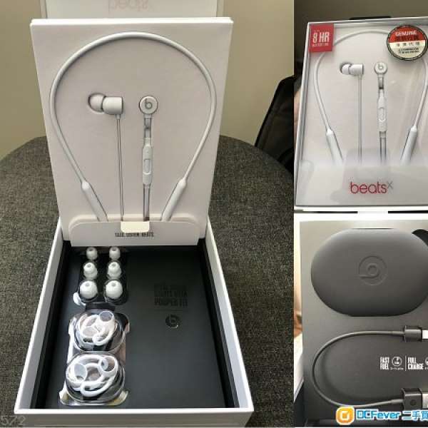 [出售] 99.9% 新白色 BeatsX 耳機 earphones (香港行貨)