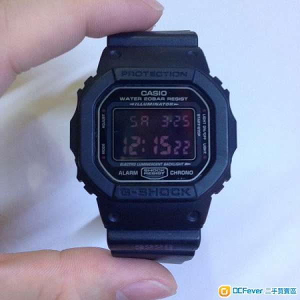 CASIO G-SHOCK DW-5600MS-1手錶