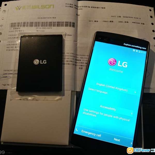 LG V10 黑鋼色，衛訊行貨單，有保用