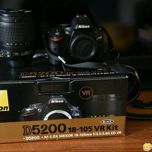 Nikon d5200 套裝 DX AF-S Nikkor 18-105mm