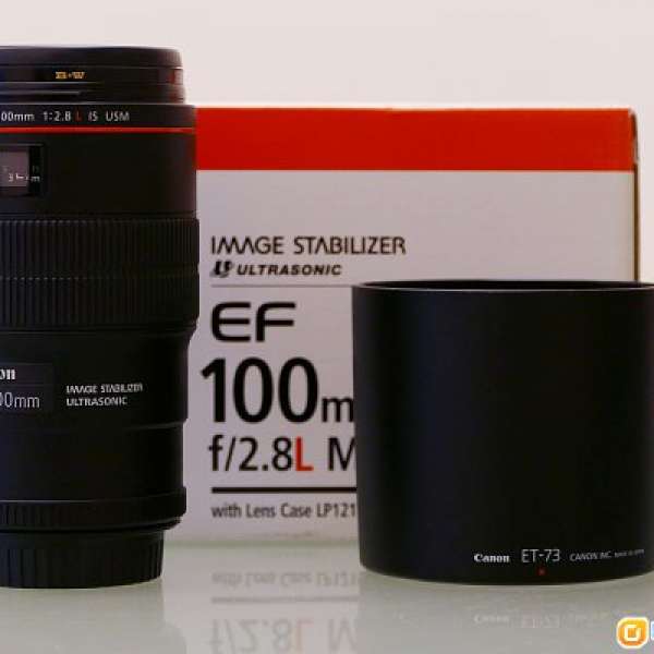 Canon EF 100mm f/2.8 Macro IS USM (95%新連B+W Filter)