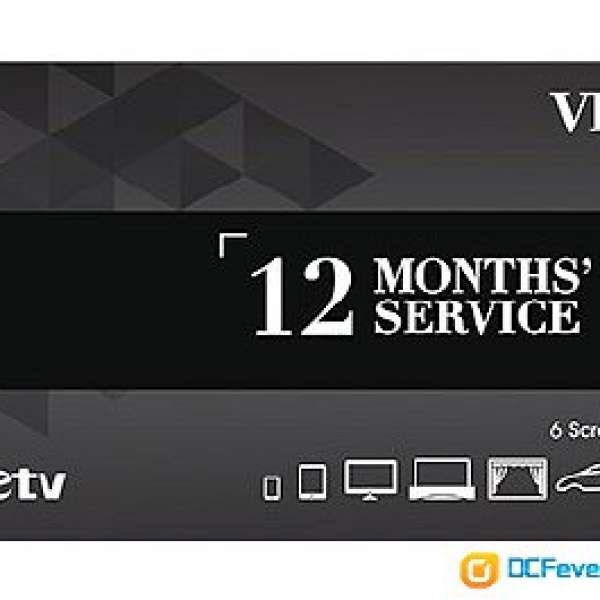 [未開封] LeTV 樂視 12個月｢超級VIP影視服務｣VIP 會籍卡 (只得一張)