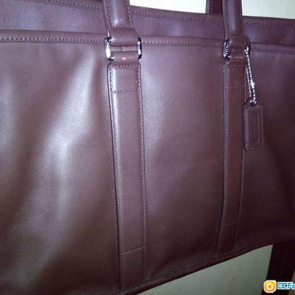 二手Coach Lexington Leather Brown Briefcase Bag F70662