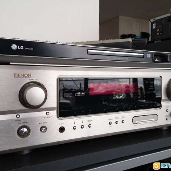 Denon AVR-1906 7.1聲道擴音機+LG DVD 播放機