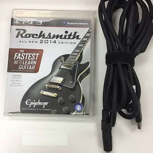 PS3 rocksmith 2014 連 cable