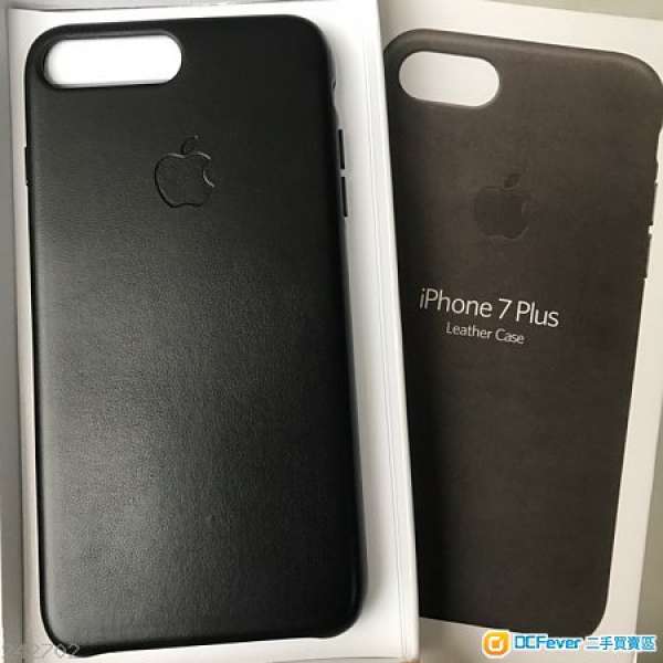 全新 iPhone 7 Plus 黑色真皮皮套 Black Leather Case IP7+ iPhone 7+