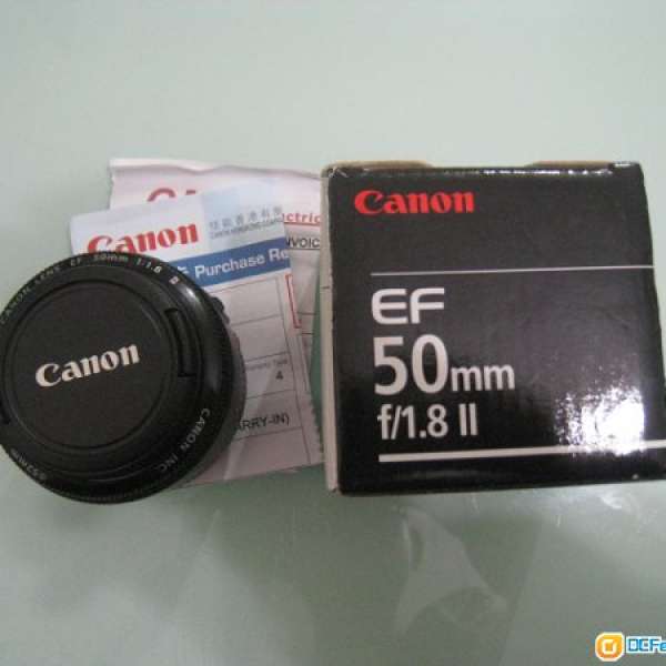 Canon EF 50mm f1.8 II 95%新,行貨