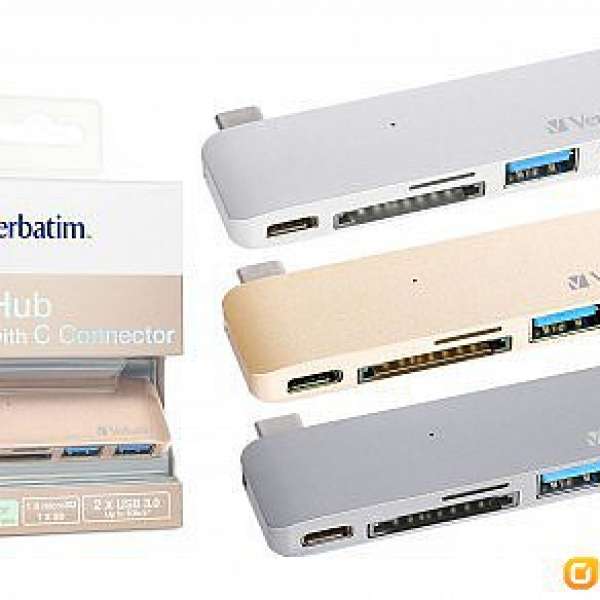 Verbatim Type-C擴展器 合MacBook 用 太空灰色