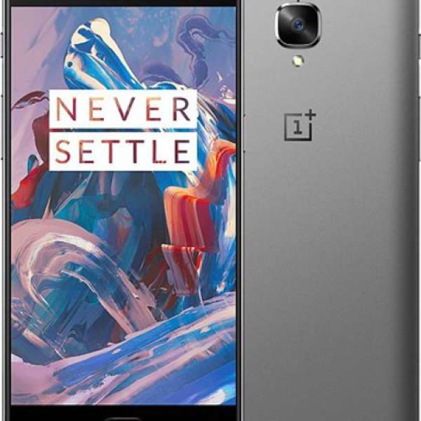 全新國際版OnePlus3 6GB RAM + 64GB ROM 黑色 (水貨)