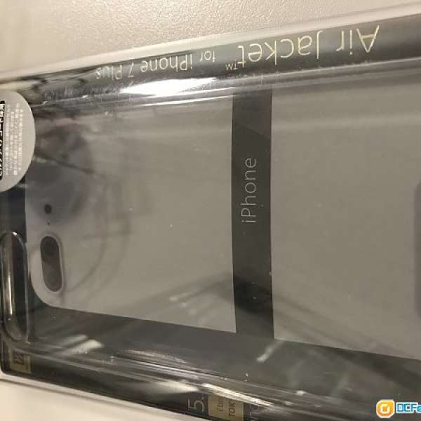 Iphone 7 Plus air jacket 透明黑色 99%新