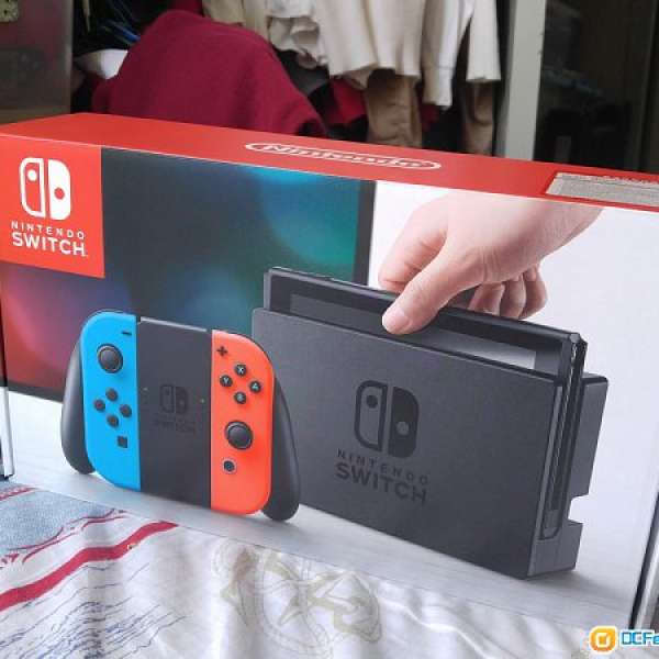 全新 香港行貨 Nintendo Switch NS 任天堂 紅藍 電光紅 電光藍 不連Game