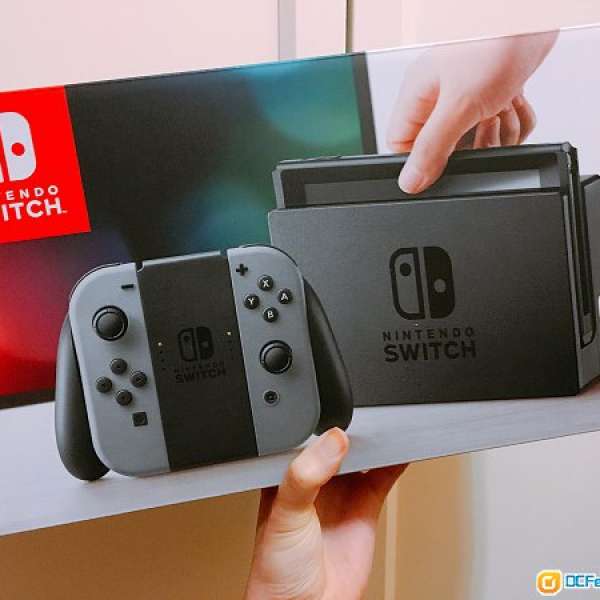 全新香港行貨 任天堂 Switch 灰機 連 2 遊戲 (Zelda + 1-2 Switch) 2年保養 現貨