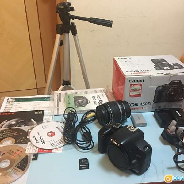 Canon 450D 連kit鏡18-55