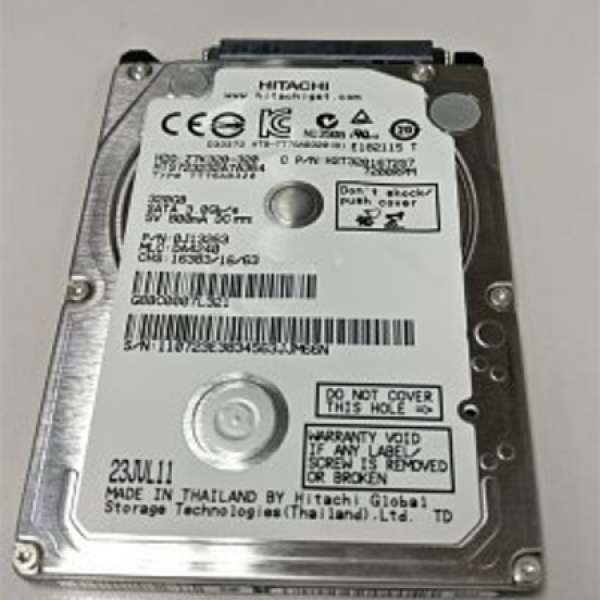 HITACHI 320GB 2.5 inch SATA (7200 rpm)