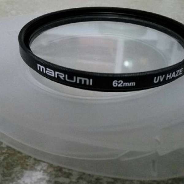 95%新 Marumi uv haze filter protector 62 mm