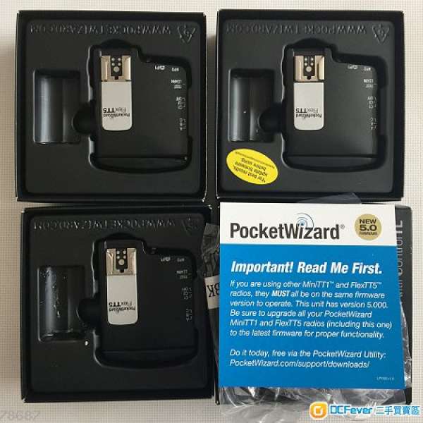 Pocket Wizard Flex TT5 Canon 閃燈收發器 3件