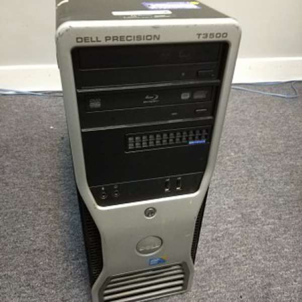 Dell Precision T3500 工作站 Intel 6核 CPU 12G ECC 100G PCIe SSD  Win7 COA