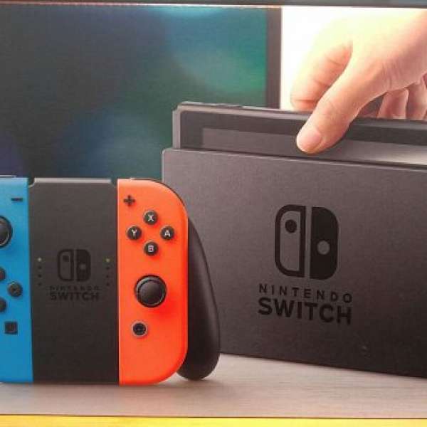 全新 Nintendo Switch 日本水貨 紅藍 淨機 現貨 有香港收據