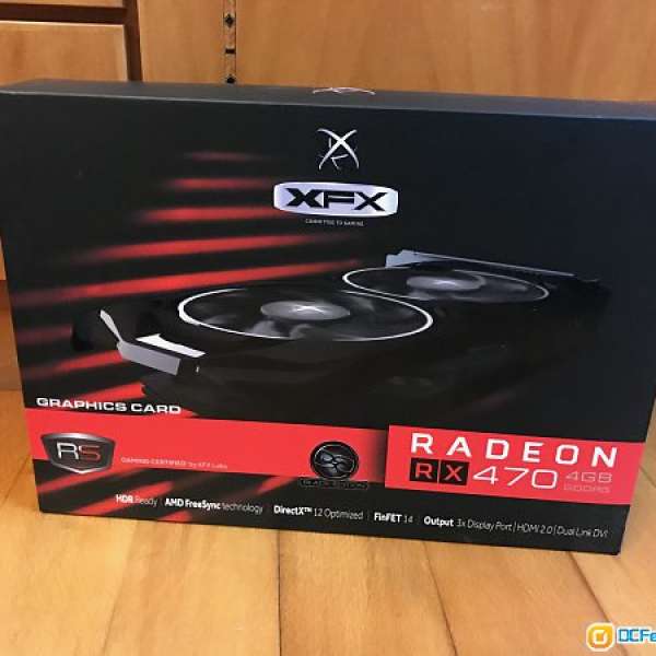 XFX Radeon RX470 RS Dual Fan Black 4GB  行貨 有單 3年保