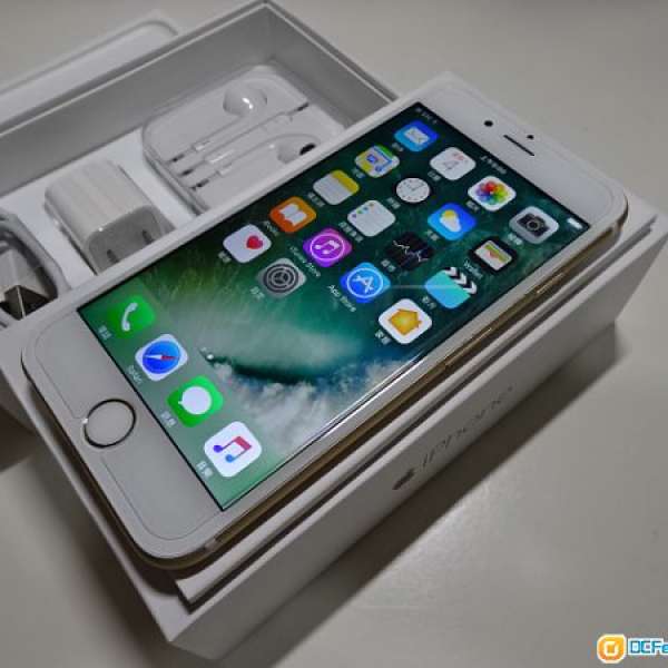 iPhone 6 64G 白金色 美版無鎖 可自由升級 中港4G 有盒齊原裝配件 已貼玻璃貼 有壞...