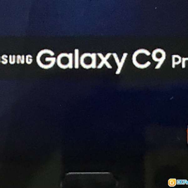 全新 Samsung Galaxy C9 pro 黑色 csl 未取機