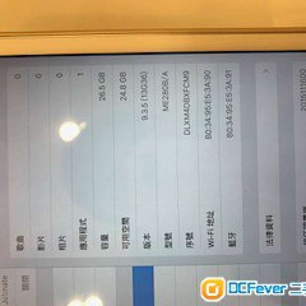 iPad mini 2 wifi 金色 32gb 行貨 99.9%新