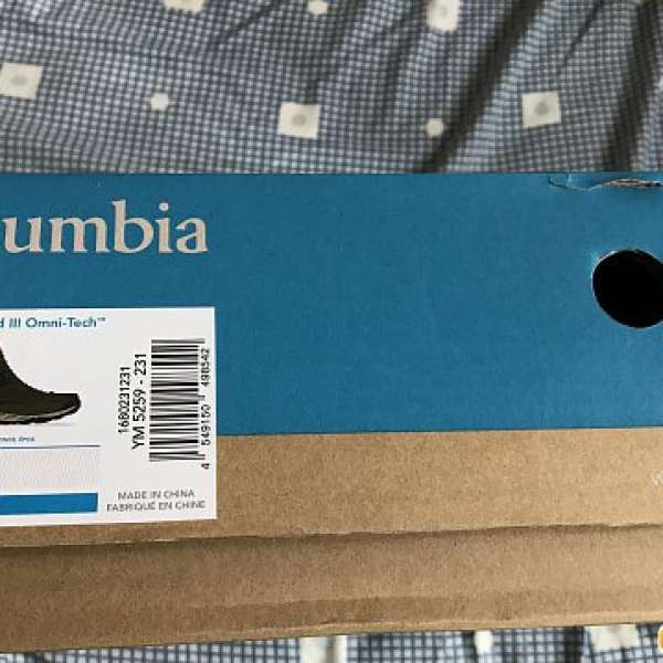 Columbia 全新行山鞋，防水透氣超輕！US9.5,UK8.5,27.5CM,EUR42.5