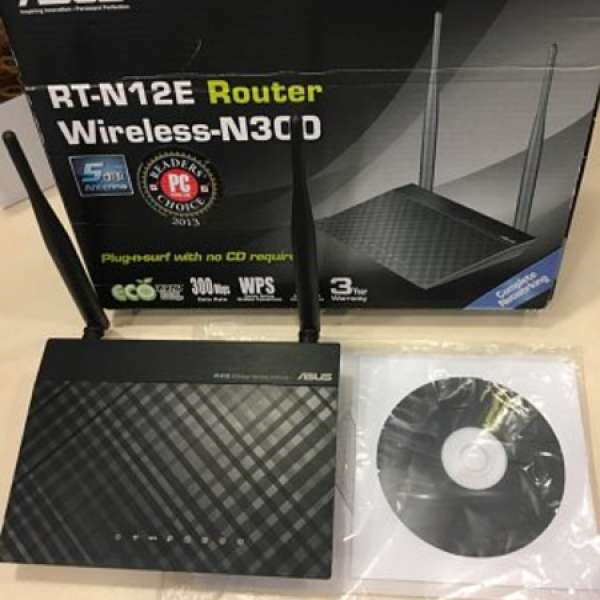 ASUS RT-N12E Router N300 無線路由器