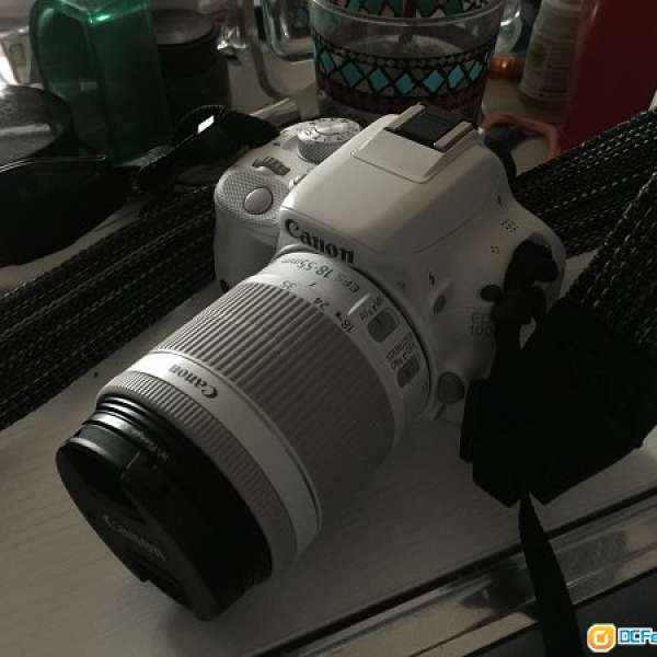 Canon 100d kit set (18-55mm STM) 白色