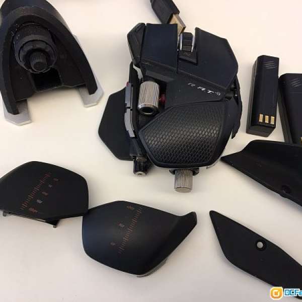 Mad Catz R.A.T. 9 Wireless Mobile Gaming Mouse 無線電競遊戲滑鼠 (霧黑)