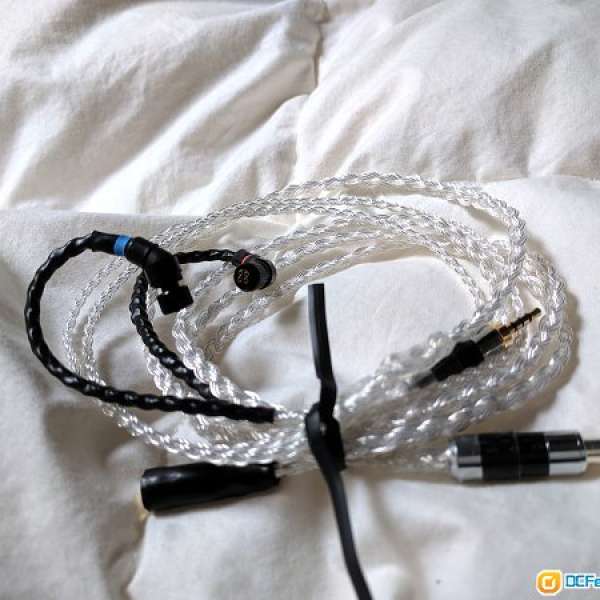 銀金 IEM Cable (JH Audio, 2.5mm平衡)