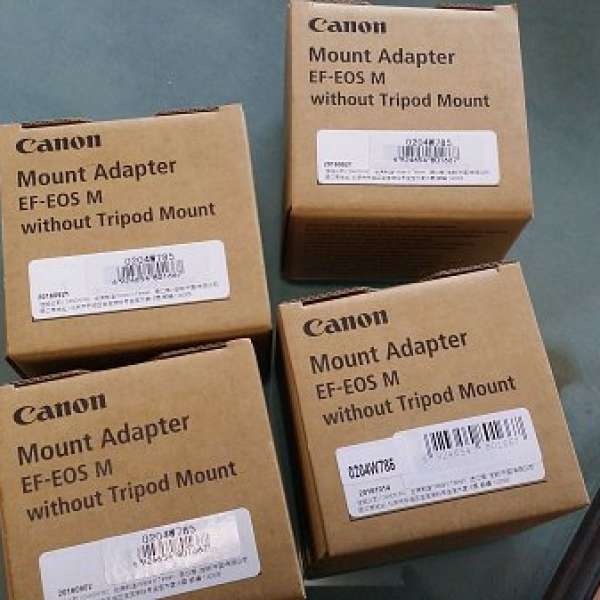 Canon EF 連接 EOS-M 轉接環 全新原裝紙盒裝