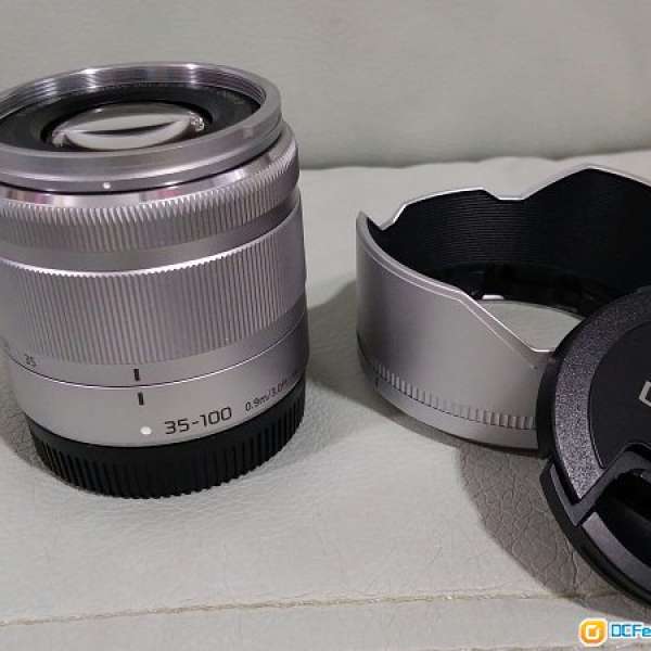 Panasonic Lumix 35-100mm f4-5.6 遠攝鏡, 銀色