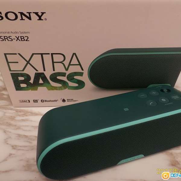 99%新 Sony SRS-XB2 綠色 防水便攜式音響