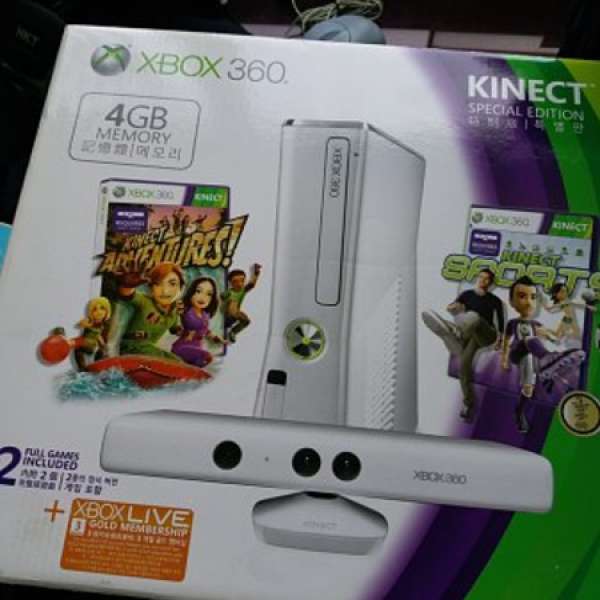 xbox360 4GB Kinect edition $500 only