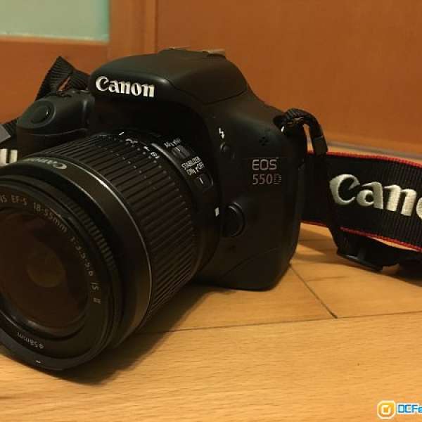 8成新 Canon EOS 550D 連 18-55mm IS Kit 鏡套裝
