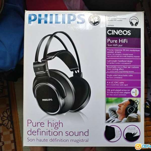 出售90%新 Philips Headphone SHP9000