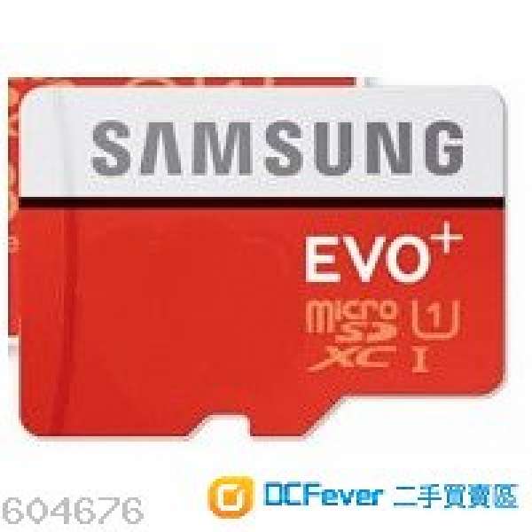 全新UNOPENED Samsung Microsdhc UHS-I EVO Plus Card 128GB 80MB/S PLUS