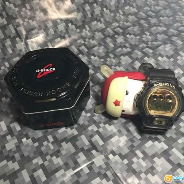 ☆★☆90%新 G-Shock GD-X6900FB 透明黑金色 少用 有鐵盒 換一次電10年電量