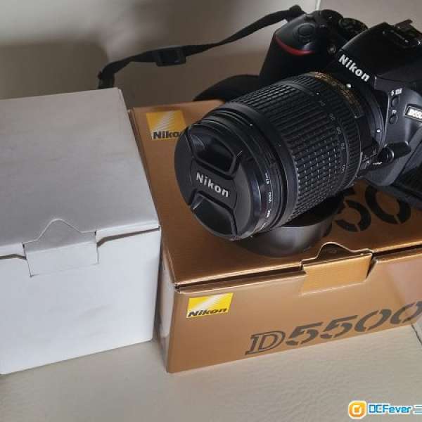 Nikon D5500 連18-140mm VR lens