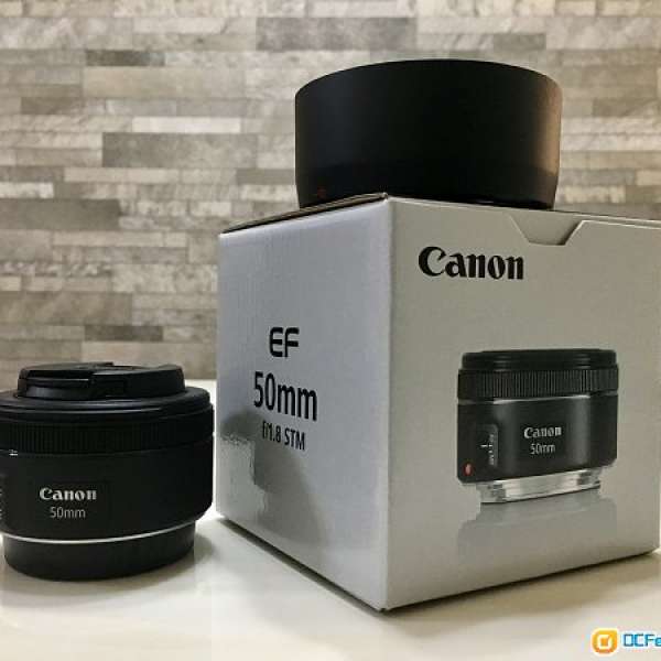 Canon EF 50mm f/1.8 STM 90%新(送副廠遮光罩)