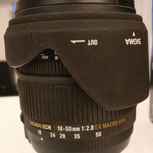 90% 新Sigma 18-50mm F2.8 EX DC Macro for Nikon