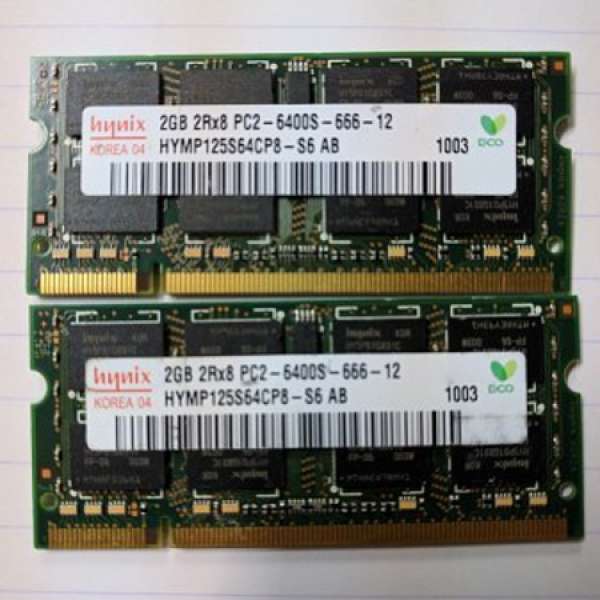 Hynix Laptop Memory DDR2 800MHz 2GBx2=4GB